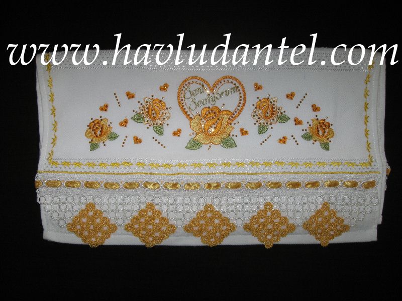 Halkalı havlu kenarı